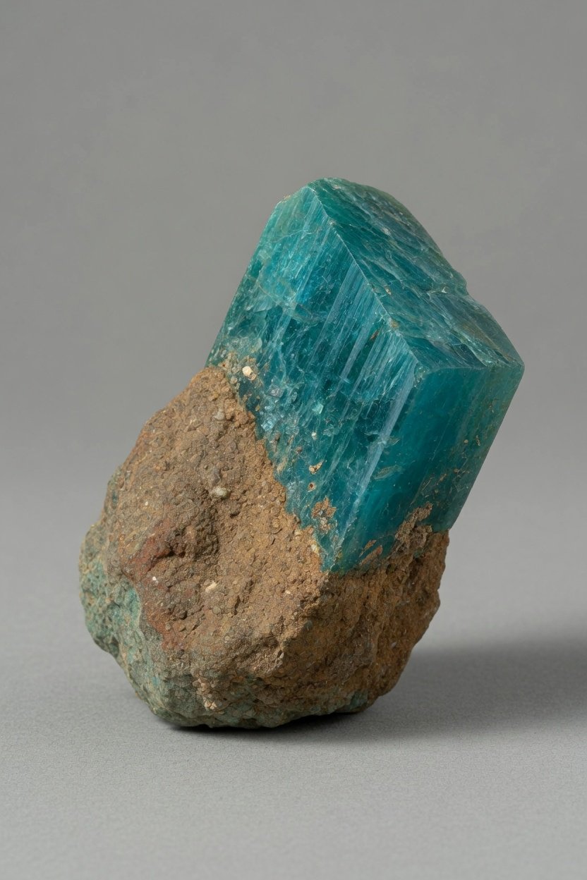 Raw Apatite showing natural color