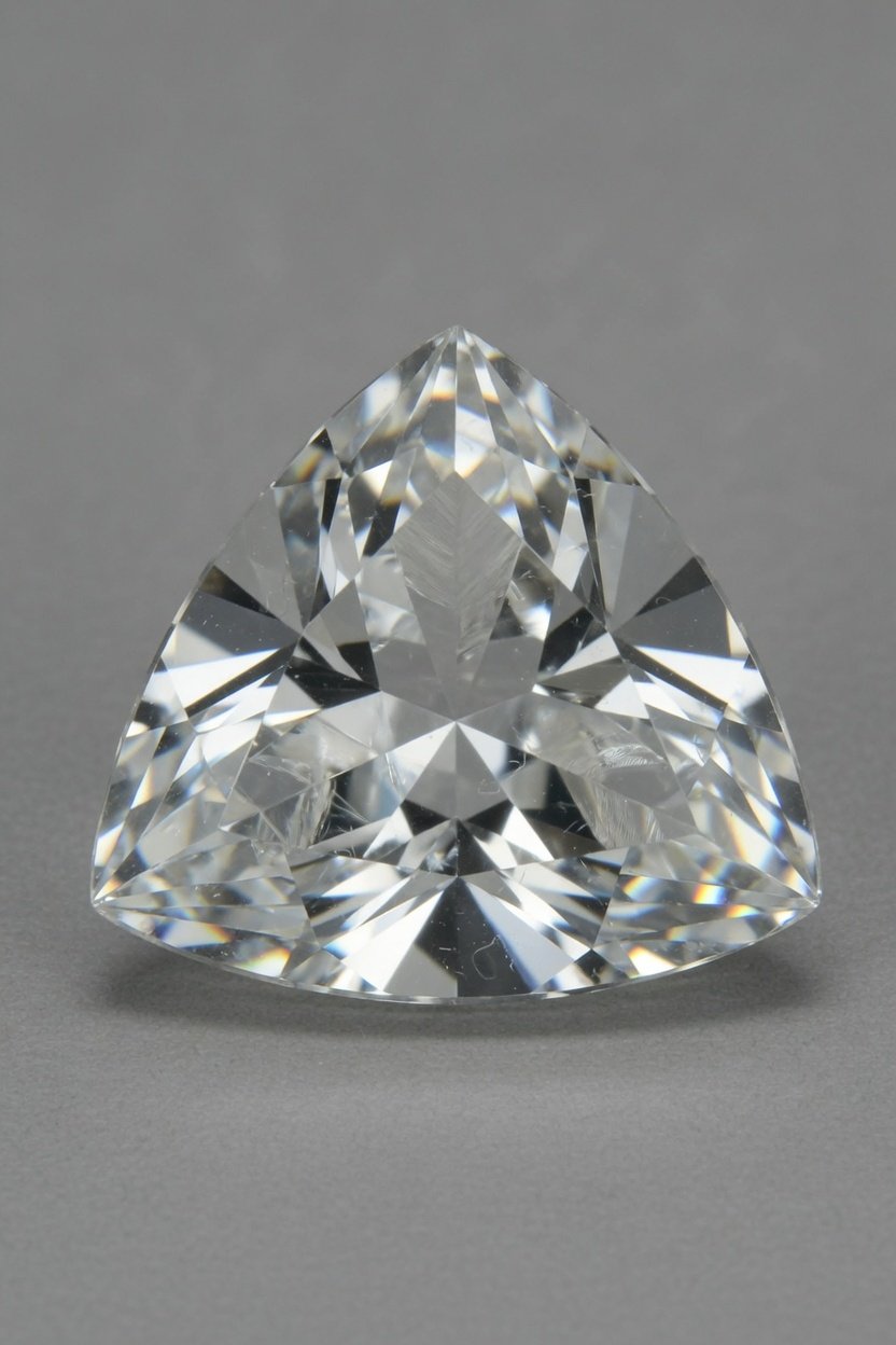 Faceted phenakite gemstone