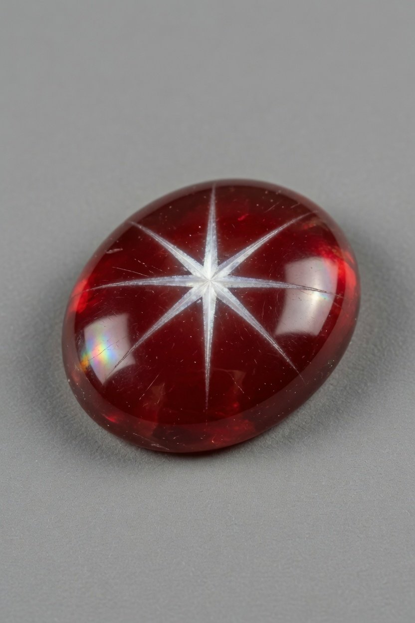 Polished Star Ruby