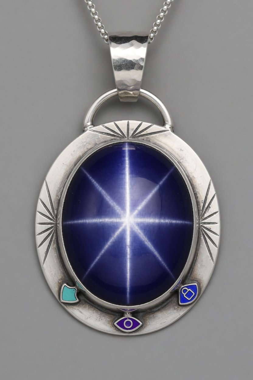 Sterling silver Star Sapphire jewelry