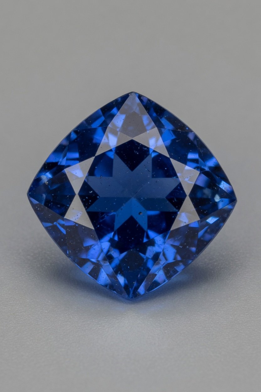 Faceted loose Cobalt Blue Spinel gemstone