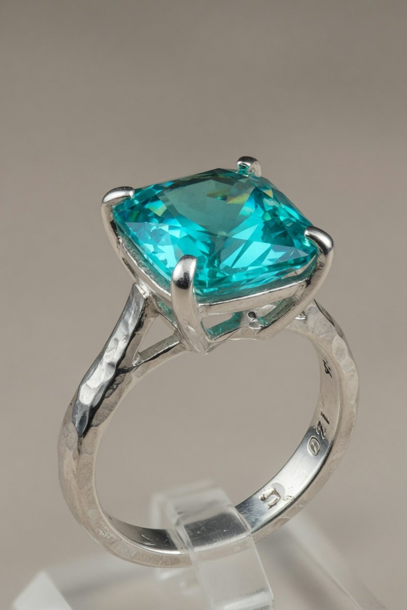 Sterling silver Paraiba Tourmaline jewelry
