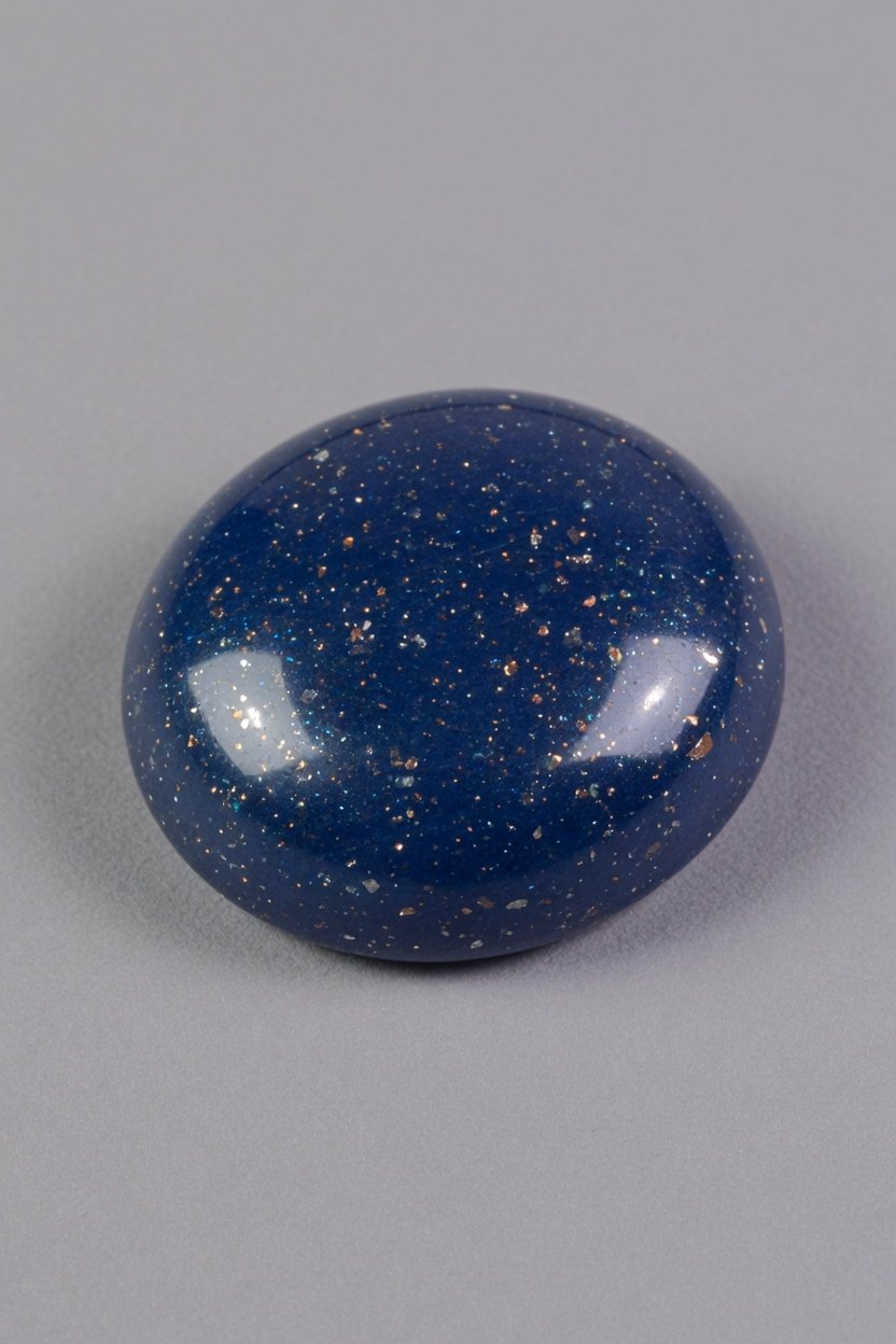 Polished Blue Aventurine cabochon