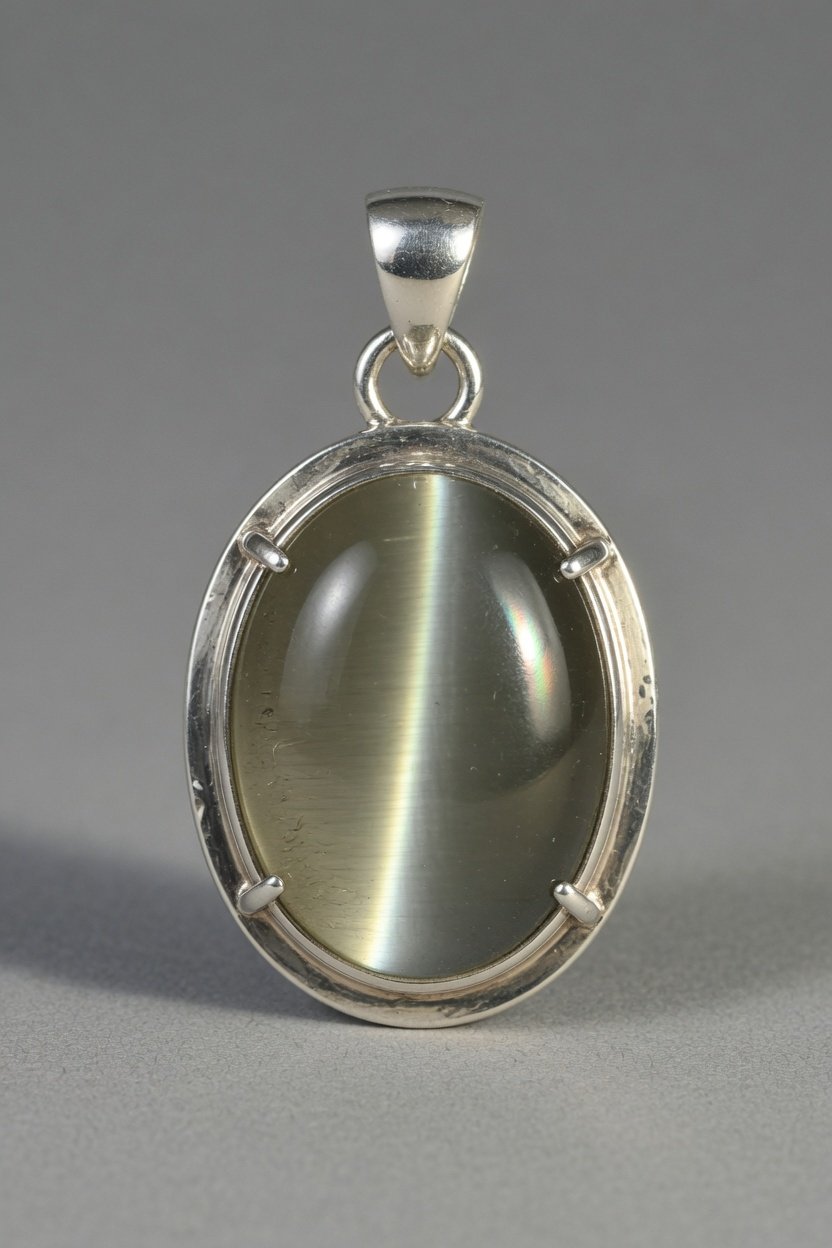 Sterling silver Cat's Eye Quartz jewelry