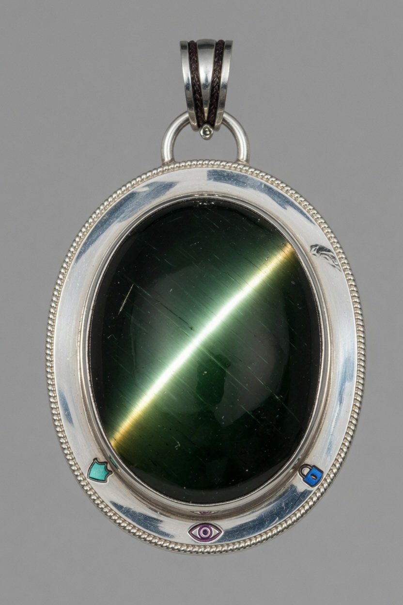 Sterling silver Cat's Eye Tourmaline jewelry
