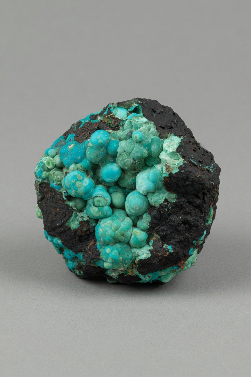 Raw Chrysocolla showing natural color