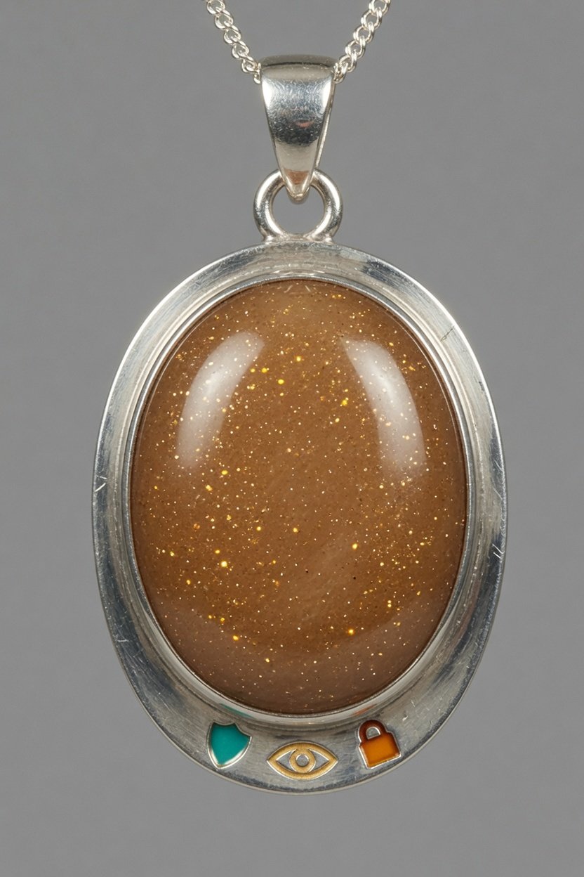 Sterling silver Golden Aventurine jewelry
