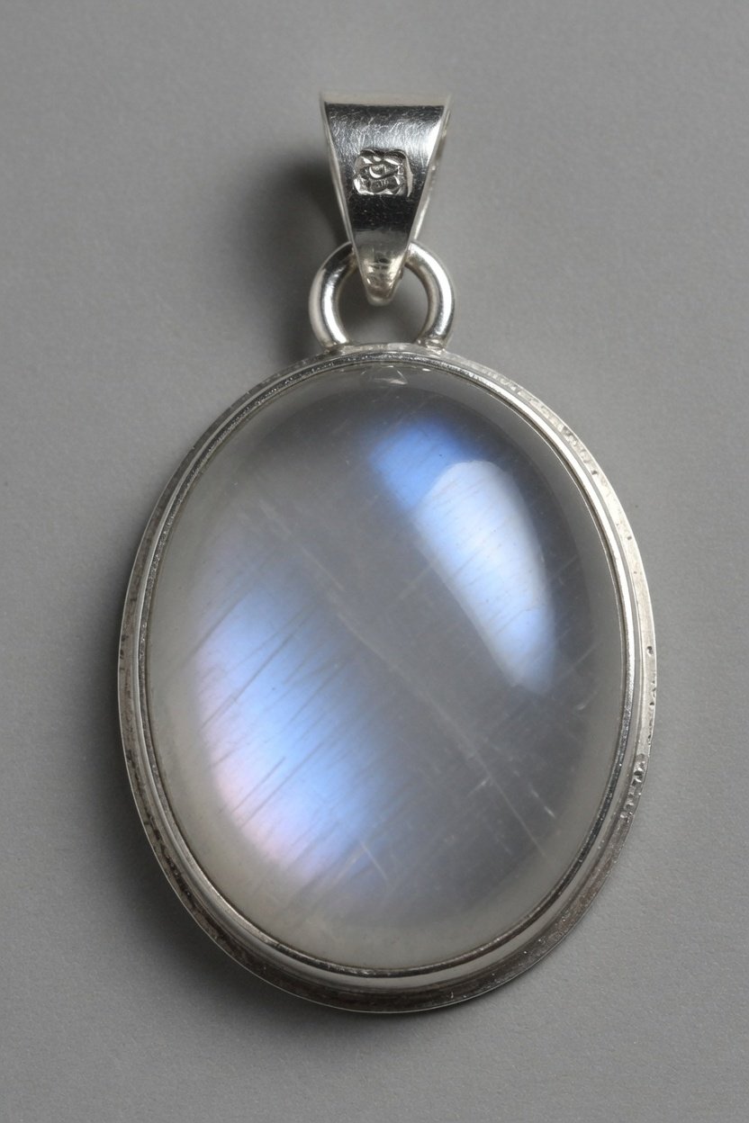 Sterling silver Gray Moonstone jewelry