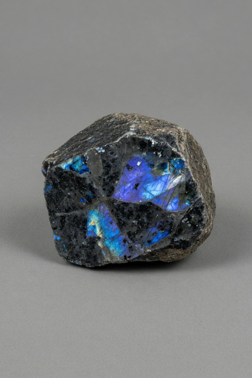 Raw Larvikite showing natural color